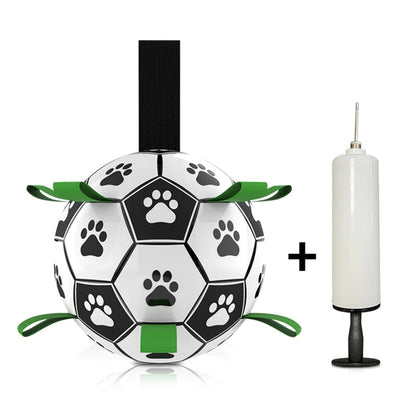 Dog Toys Interactive Pet Football Toys with Grab Tabs Dog Outdoor training Soccer Pet Bite Chew Balls for Dog accessories - Premium 5 from Pawsnplayboutique Dba My Needy Pets - Just $23.36! Shop now at My Needy Pets