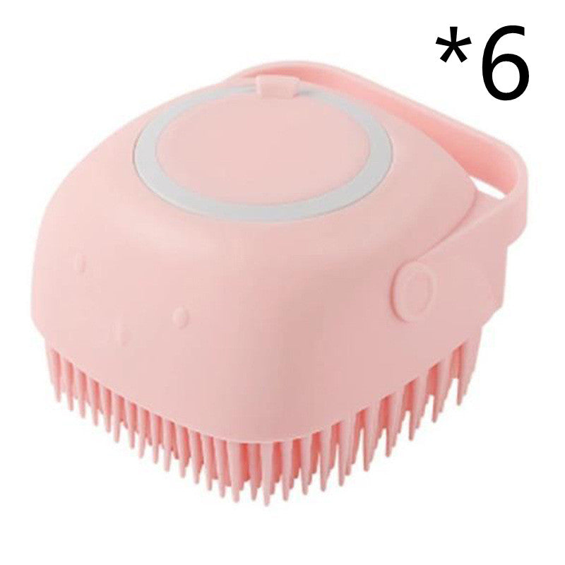 Silicone Dog Bath Massage Gloves Brush Pet Cat Bathroom Cleaning Tool Comb Brush For Dog Can Pour Shampoo Dog Grooming Supplies - Premium 0 from My Needy Pets - Just $13.51! Shop now at My Needy Pets