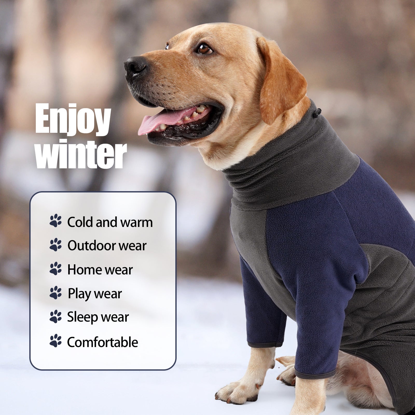 Dog Clothes Cold Proof And Warm Pet In Winter Warm Pets Supplies - Premium 0 from My Needy Pets - Just $29.95! Shop now at My Needy Pets