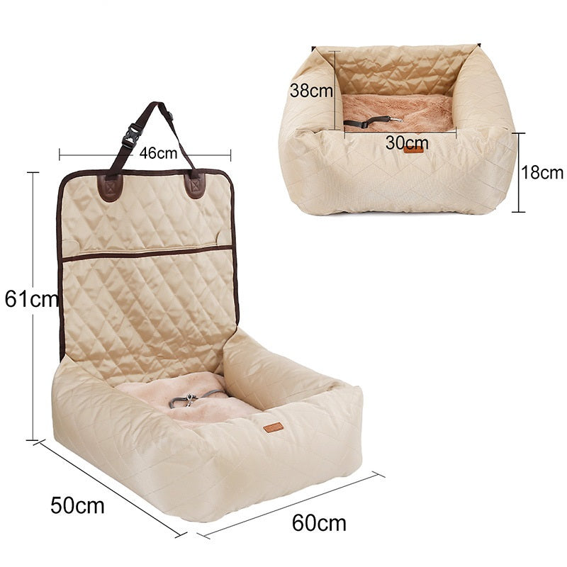 2 In 1 Pet Dog Carrier Folding Car Seat Pad Thickened Multi-purpose Pet Bed Dog Car Mattress Pets Supplies - Premium 0 from My Needy Pets - Just $79! Shop now at My Needy Pets