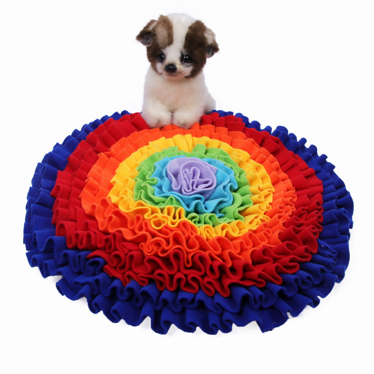 Pet Dog Snuffle Mat Nose Smell Training Sniffing Pad Dog Puzzle Toy Slow Feeding Bowl Food Dispenser Carpet Washable Dog Toys - Premium 0 from Pawsnplayboutique Dba My Needy Pets - Just $20.03! Shop now at My Needy Pets