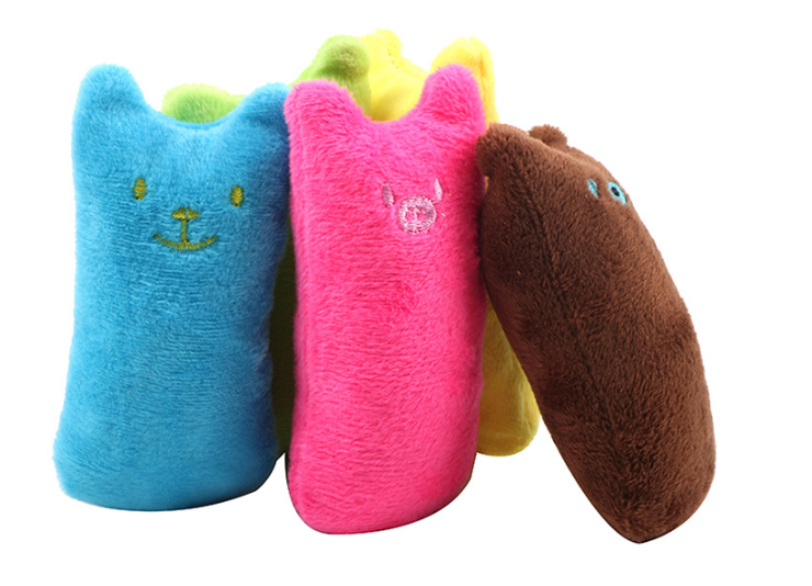 Catnip Cat Toys Pillow Interactive Cat Toy Catnip Pet Supplies Pillow Thumb Plush Teeth Grinding Bite Mint Cat Accessories - Premium 0 from My Needy Pets - Just $11.65! Shop now at My Needy Pets