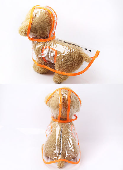 Transparent pet raincoat - Premium 0 from My Needy Pets - Just $1.97! Shop now at My Needy Pets