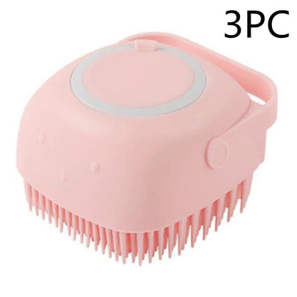 Silicone Dog Bath Massage Gloves Brush Pet Cat Bathroom Cleaning Tool Comb Brush For Dog Can Pour Shampoo Dog Grooming Supplies - Premium 0 from My Needy Pets - Just $13.51! Shop now at My Needy Pets