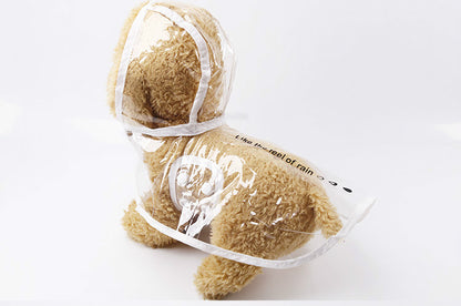 Transparent pet raincoat - Premium 0 from My Needy Pets - Just $1.97! Shop now at My Needy Pets