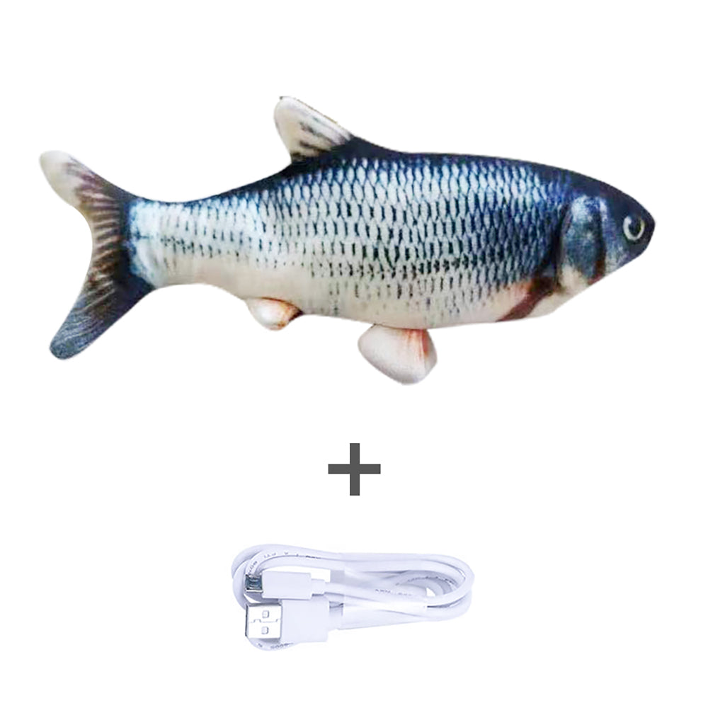 Without Cat Nip Version - Electric Jumping Fish Simulation Electric Fish Toy - Premium 0 from My Store - Just $3.99! Shop now at My Needy Pets