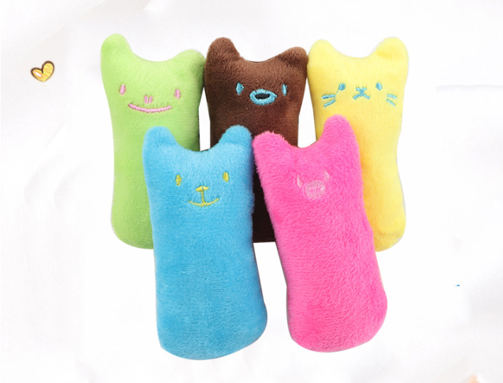 Catnip Cat Toys Pillow Interactive Cat Toy Catnip Pet Supplies Pillow Thumb Plush Teeth Grinding Bite Mint Cat Accessories - Premium 0 from My Needy Pets - Just $11.65! Shop now at My Needy Pets