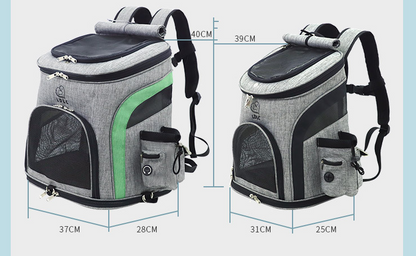 Breathable pet backpack - Premium 0 from My Needy Pets - Just $79! Shop now at My Needy Pets