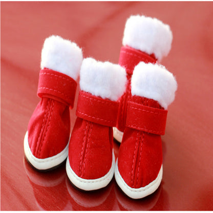 Pet christmas shoes - Premium 0 from My Needy Pets - Just $4.95! Shop now at My Needy Pets