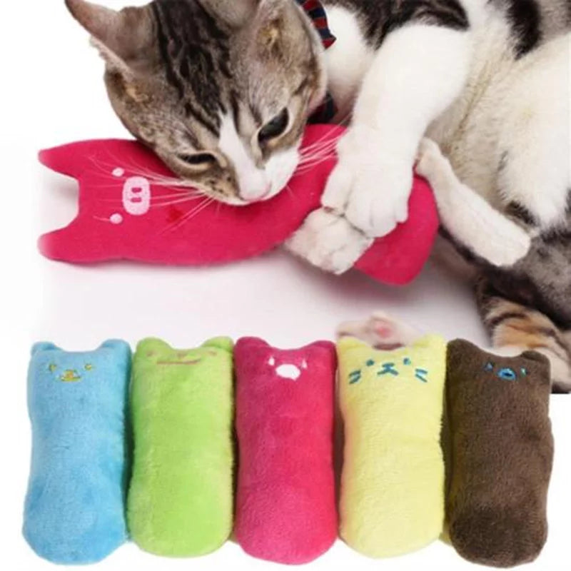 Catnip Cat Toys Pillow Interactive Cat Toy Catnip Pet Supplies Pillow Thumb Plush Teeth Grinding Bite Mint Cat Accessories - Premium 0 from My Needy Pets - Just $11.65! Shop now at My Needy Pets