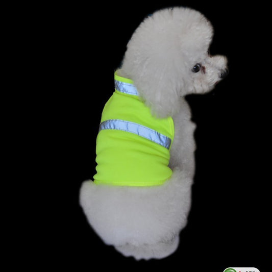 Summer Pet Clothing Dog Reflective Clothing Work Dog Safety Clothing - Premium 0 from My Store - Just $11.99! Shop now at My Needy Pets