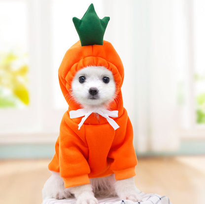 Dog Autumn And Winter Clothing Small And Medium Dog Love Two Legged Cat Cute Pet Clothing - Premium 0 from My Needy Pets - Just $13.95! Shop now at My Needy Pets