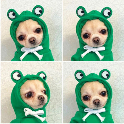 Dog Autumn And Winter Clothing Small And Medium Dog Love Two Legged Cat Cute Pet Clothing - Premium 0 from My Needy Pets - Just $13.95! Shop now at My Needy Pets