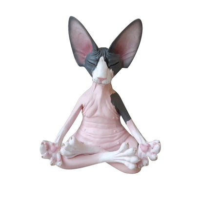 Creative PVC Simulation Hairless Cat Sphinx Cat Animals ActionFigure Toys Animal Model Toys - Premium 0 from Pawsnplayboutique Dba My Needy Pets - Just $16.33! Shop now at My Needy Pets