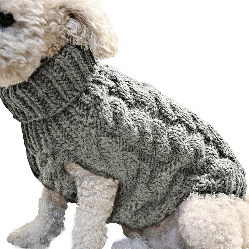 New Pet Sweater Dog Clothes Pet Supplier Winter Warm Clothing - Premium 0 from My Needy Pets - Just $9.98! Shop now at My Needy Pets