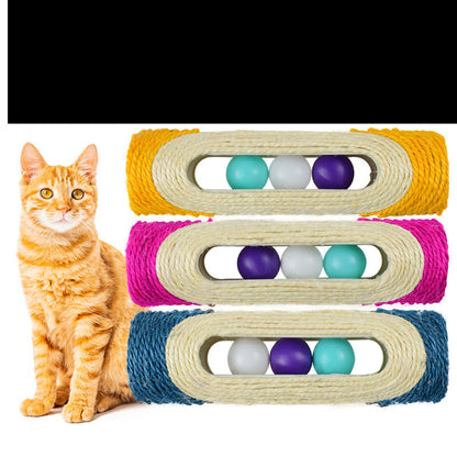 Long Sisal Drum Cat Toys Three - Premium 0 from Pawsnplayboutique Dba My Needy Pets - Just $9.14! Shop now at My Needy Pets