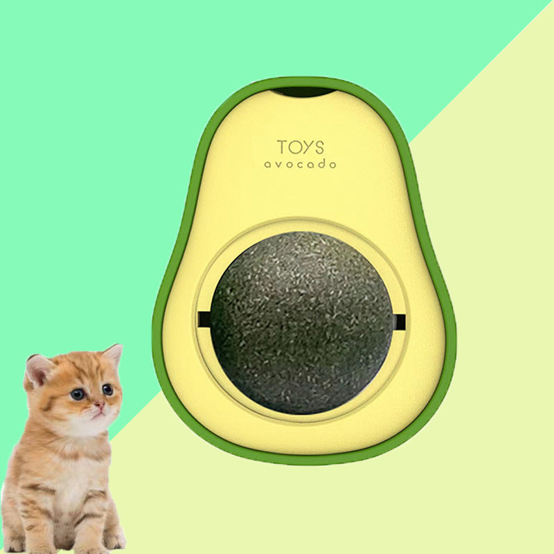 Avocado Cat Mint Multifunctional Catnip Toy 360 Rotating Self-healing Artifact Pet Supplies - Premium 0 from My Needy Pets - Just $10.99! Shop now at My Needy Pets