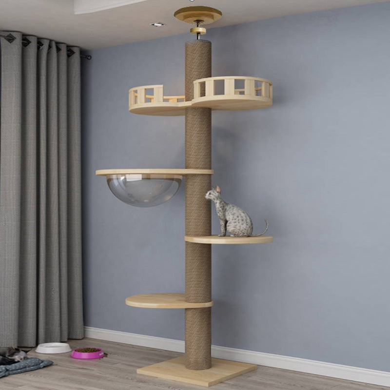 Tongtian Column Climbing Frame Cat Toys - Premium 0 from Pawsnplayboutique Dba My Needy Pets - Just $126.46! Shop now at My Needy Pets