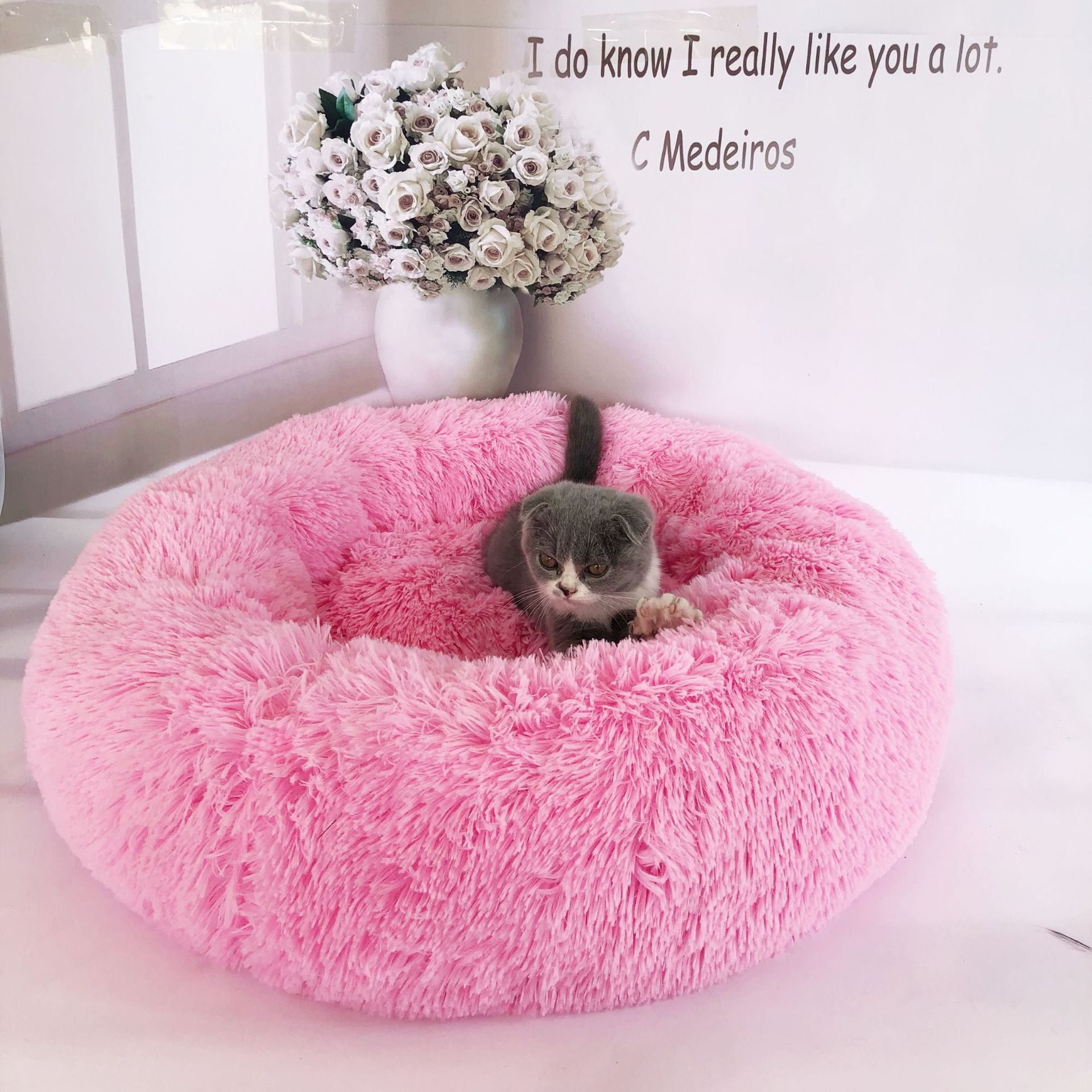 Plush pet nest - Premium 0 from My Store - Just $12.36! Shop now at My Needy Pets