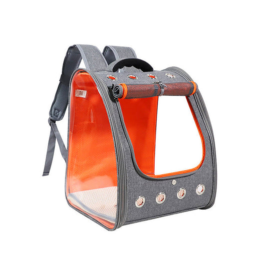 Pet Backpack Full Transparent PVC Pet Backpack - Premium 0 from My Needy Pets - Just $49.79! Shop now at My Needy Pets