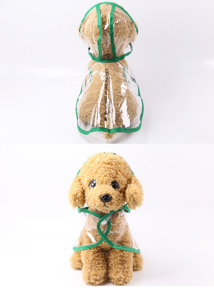 Transparent pet raincoat - Premium 0 from My Needy Pets - Just $1.97! Shop now at My Needy Pets