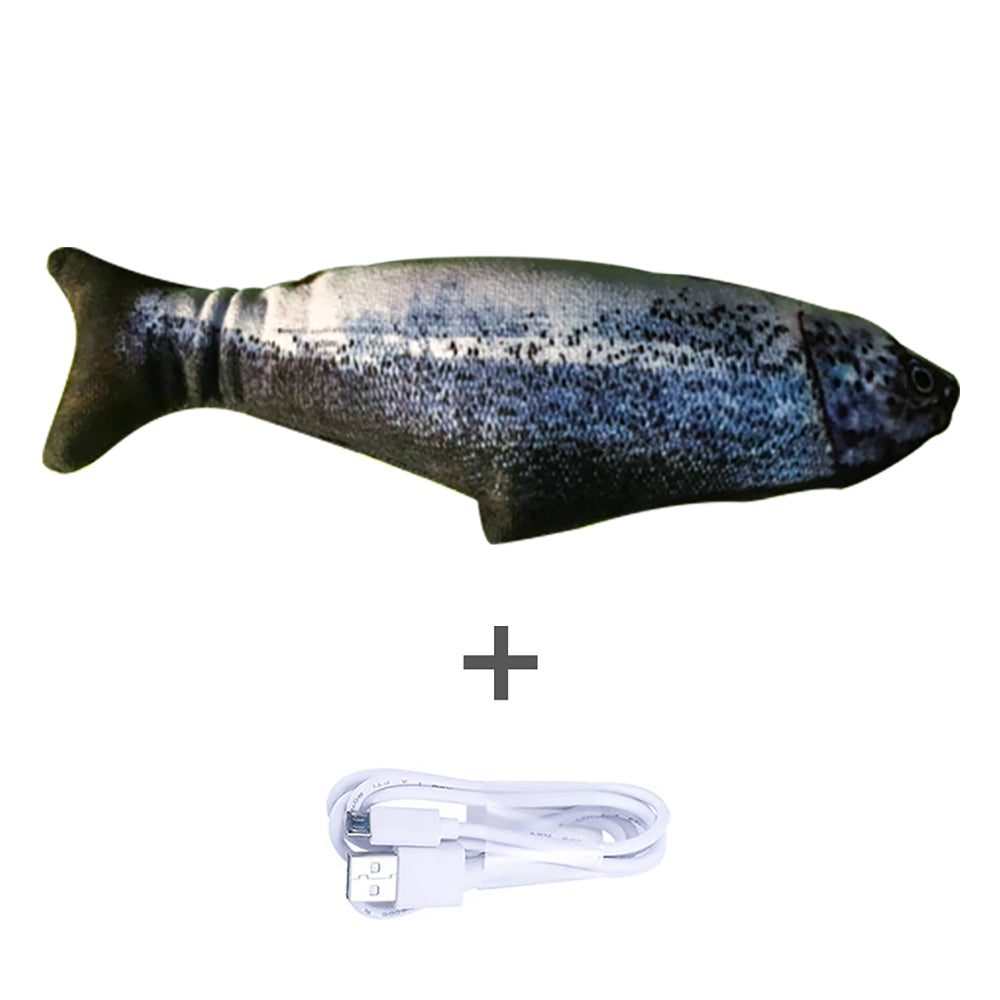 Without Cat Nip Version - Electric Jumping Fish Simulation Electric Fish Toy - Premium 0 from My Store - Just $3.99! Shop now at My Needy Pets