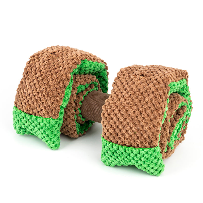 Puzzle Plush Dumbbell Snuffle Toys Interactive Puppy Toys Dog Enrichment Squeaky Toys For Foraging Instinct Training,Treat Dispensing Dog Toys For Stress Release & Boredom - Premium 4 from Pawsnplayboutique Dba My Needy Pets - Just $13.07! Shop now at My Needy Pets