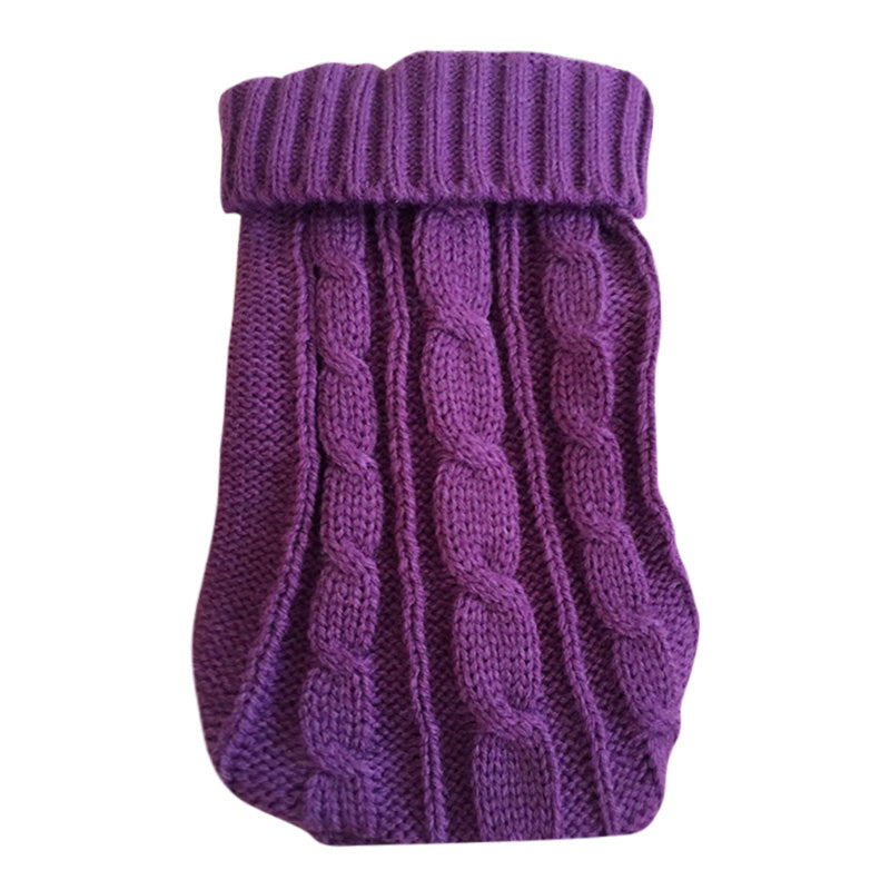 Pet sweater thick knit cat fashion warm clothing - Premium 0 from My Store - Just $10.99! Shop now at My Needy Pets