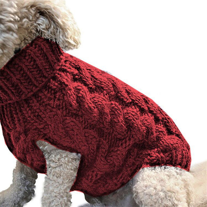 New Pet Sweater Dog Clothes Pet Supplier Winter Warm Clothing - Premium 0 from My Needy Pets - Just $9.98! Shop now at My Needy Pets