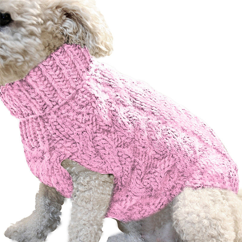 New Pet Sweater Dog Clothes Pet Supplier Winter Warm Clothing - Premium 0 from My Needy Pets - Just $9.98! Shop now at My Needy Pets