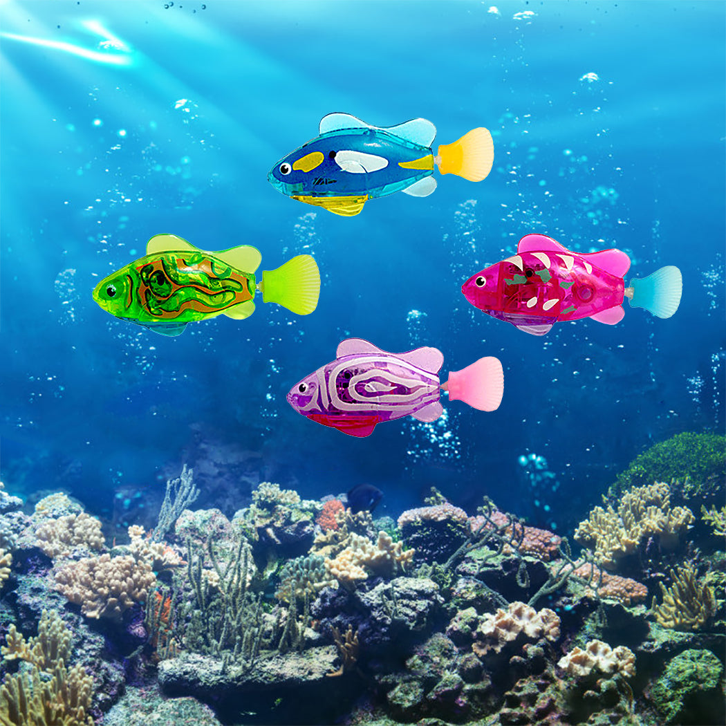 Pet Fish Electronic Cat Toys With Grass LED Light Toys - Premium 0 from My Needy Pets - Just $1.51! Shop now at My Needy Pets