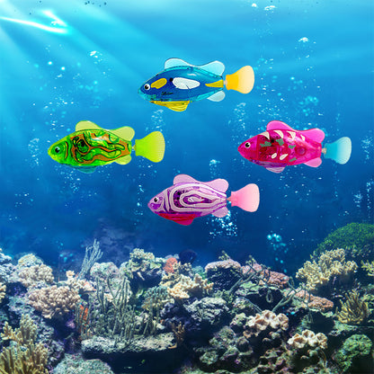 Pet Fish Electronic Cat Toys With Grass LED Light Toys - Premium 0 from My Needy Pets - Just $1.51! Shop now at My Needy Pets