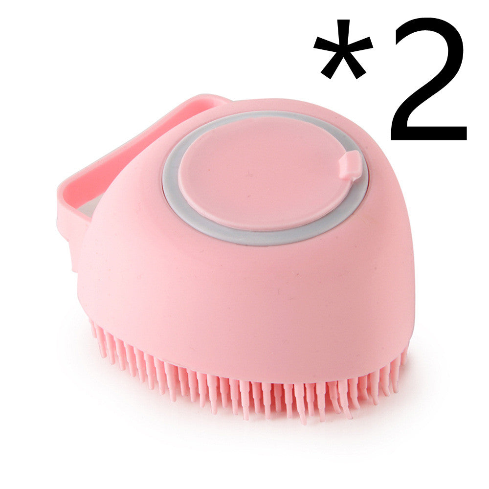 Silicone Dog Bath Massage Gloves Brush Pet Cat Bathroom Cleaning Tool Comb Brush For Dog Can Pour Shampoo Dog Grooming Supplies - Premium 0 from My Needy Pets - Just $13.51! Shop now at My Needy Pets