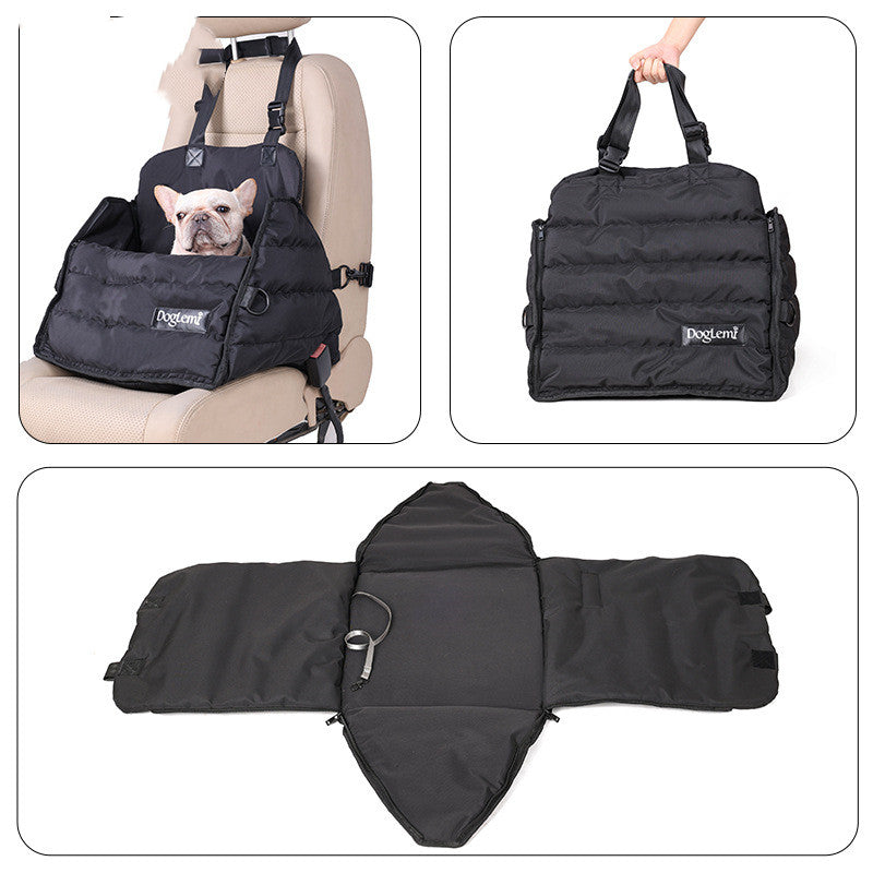 Pet Car Bag Car Front And Rear Seat Dog Car Pad Multi-functional Anti Splash Autumn And Winter Pet Bag - Premium 0 from My Needy Pets - Just $59.79! Shop now at My Needy Pets