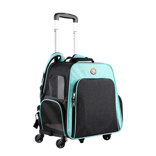 Outing Pet Backpack Portable Pet Trolley Air Box - Premium 0 from My Needy Pets - Just $49! Shop now at My Needy Pets