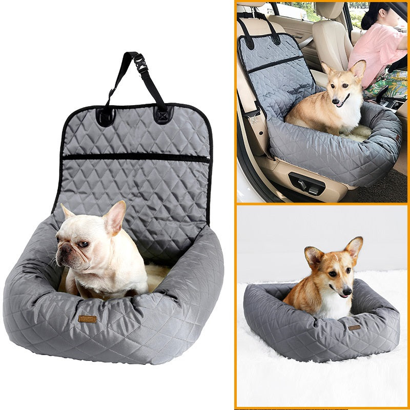 2 In 1 Pet Dog Carrier Folding Car Seat Pad Thickened Multi-purpose Pet Bed Dog Car Mattress Pets Supplies - Premium 0 from My Needy Pets - Just $79! Shop now at My Needy Pets