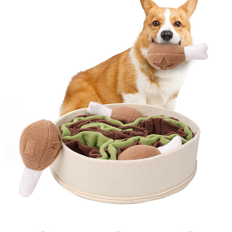 Dog Relieving Chicken Leg Bucket Sniff Toys - Premium 0 from Pawsnplayboutique Dba My Needy Pets - Just $26.49! Shop now at My Needy Pets