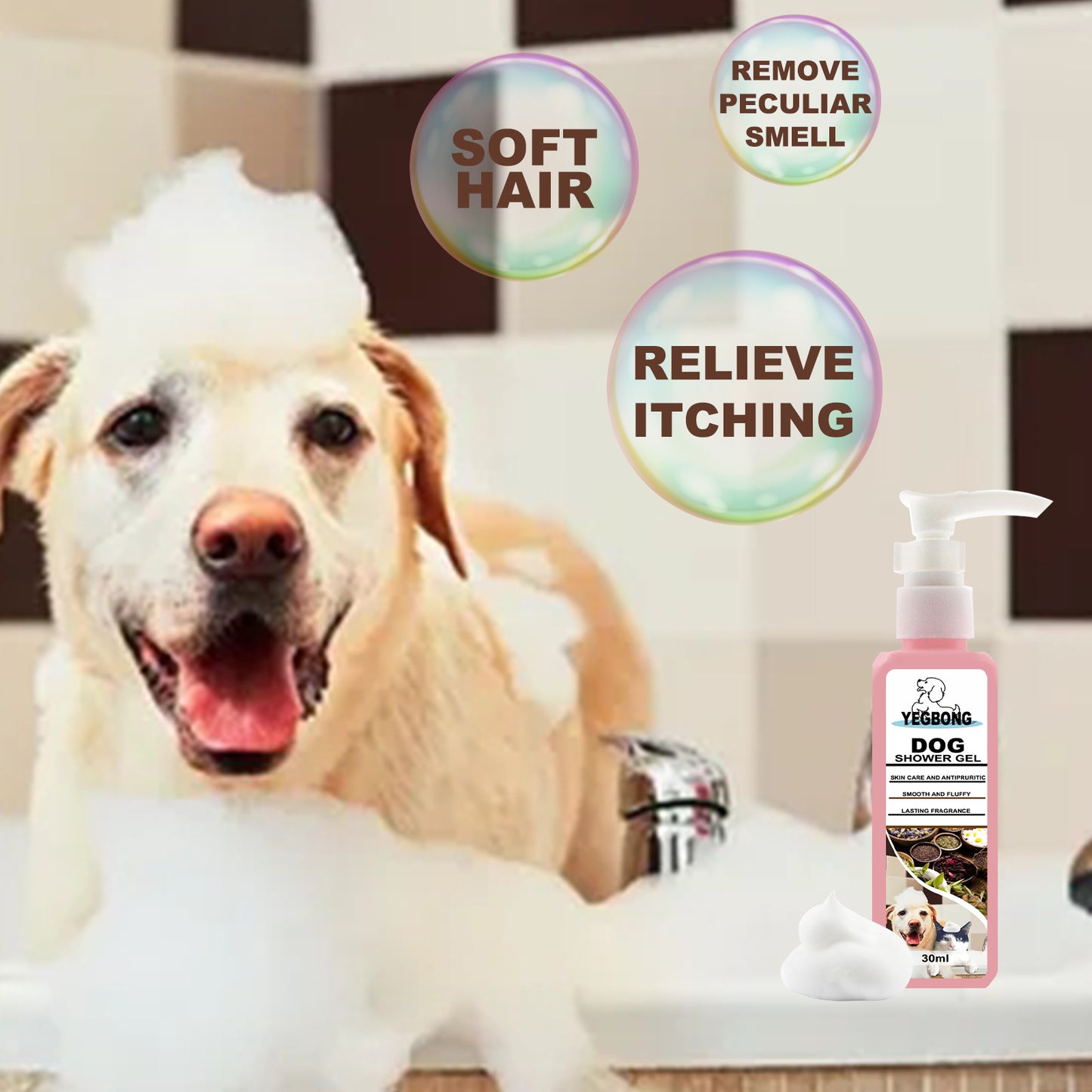 Pet Shampoo Shower Gel Deodorant - Premium 0 from My Needy Pets - Just $8.99! Shop now at My Needy Pets