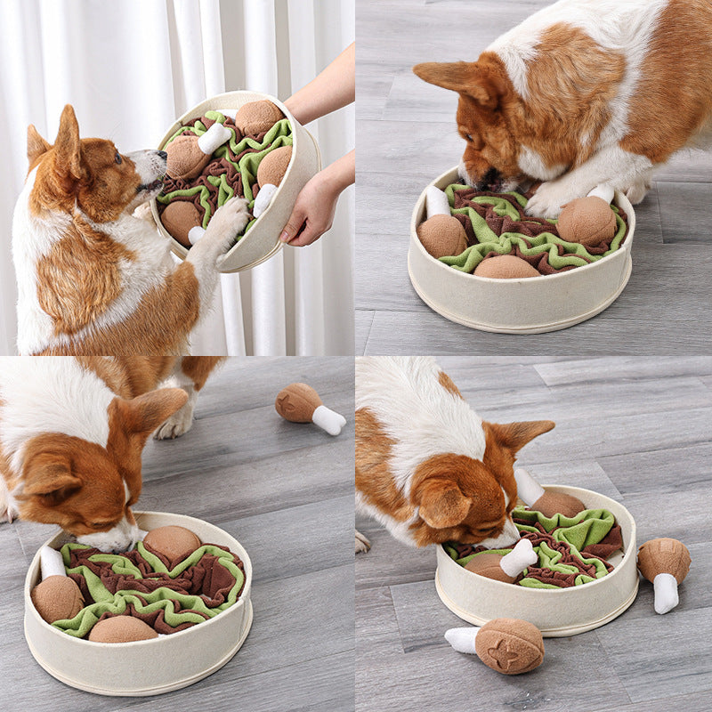 Dog Relieving Chicken Leg Bucket Sniff Toys - Premium 0 from Pawsnplayboutique Dba My Needy Pets - Just $26.49! Shop now at My Needy Pets