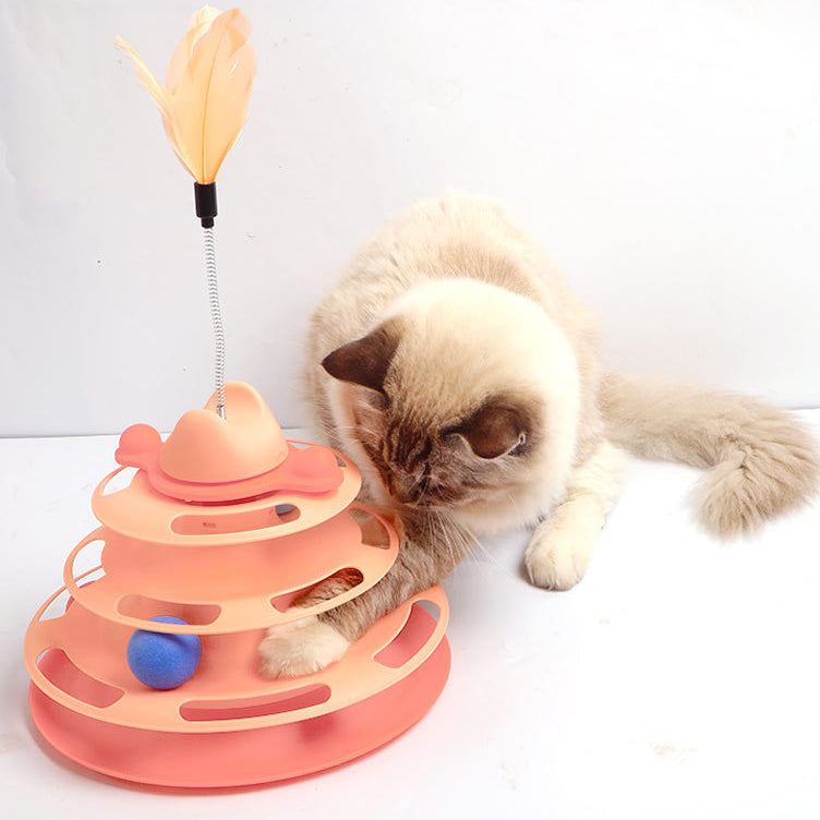 Cat Toys Space Tower Play Board Pet Supplies - Premium 0 from My Needy Pets - Just $24.65! Shop now at My Needy Pets