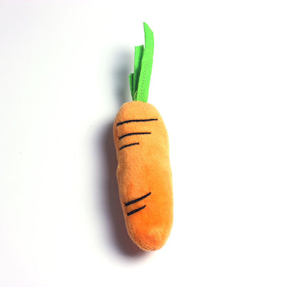 Pet Toys Cat Dog Plush Chew Toy Molar Carrot Squeak Toy - Premium 0 from Pawsnplayboutique Dba My Needy Pets - Just $5.48! Shop now at My Needy Pets