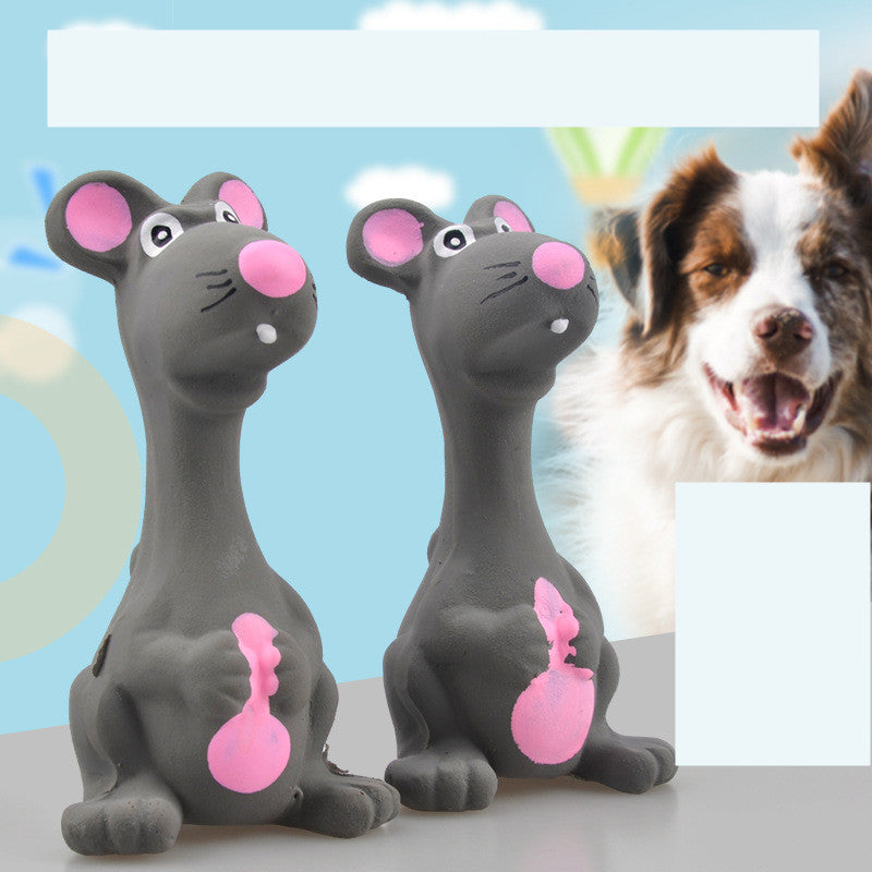 Latex Squeaky Dog Toy for Teeth Cleaning - Online Exclusive - Premium 0 from My Needy Pets - Just $3.49! Shop now at My Needy Pets