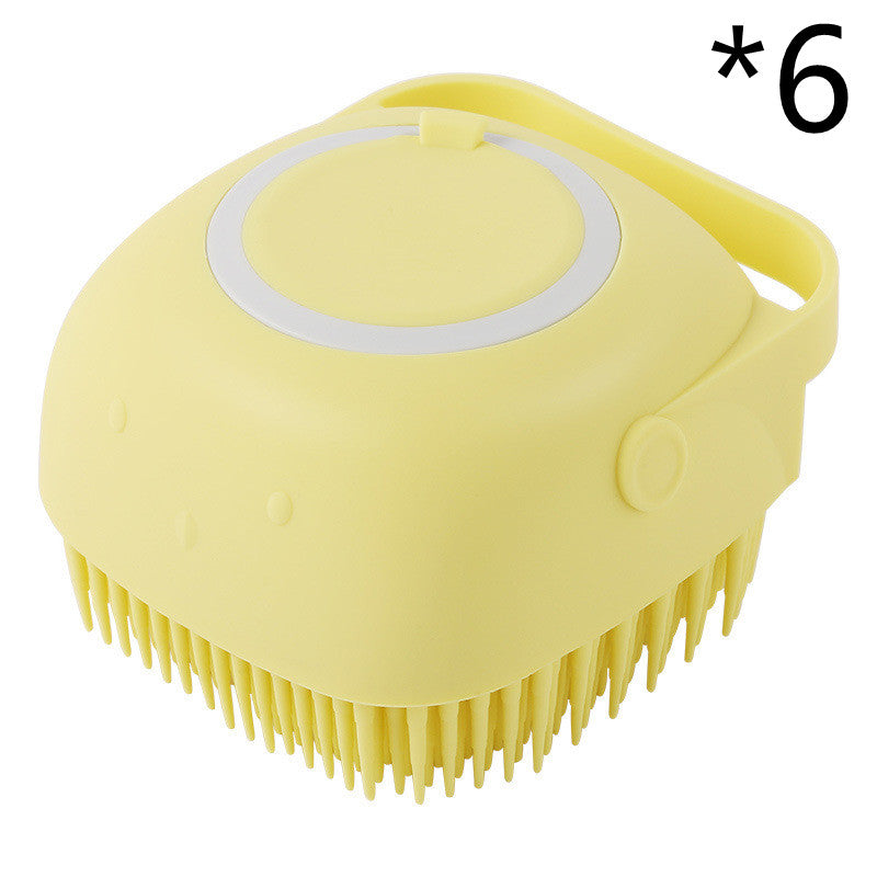 Silicone Dog Bath Massage Gloves Brush Pet Cat Bathroom Cleaning Tool Comb Brush For Dog Can Pour Shampoo Dog Grooming Supplies - Premium 0 from My Needy Pets - Just $13.51! Shop now at My Needy Pets