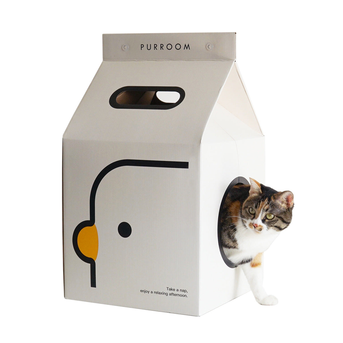 Corrugated Cardboard Box Wear-resistant Cat Catching Toy - Premium 0 from My Needy Pets - Just $49! Shop now at My Needy Pets