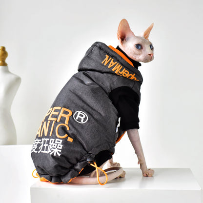 Hairless Cat Clothing With Winter Coat - Premium 0 from My Store - Just $179! Shop now at My Needy Pets