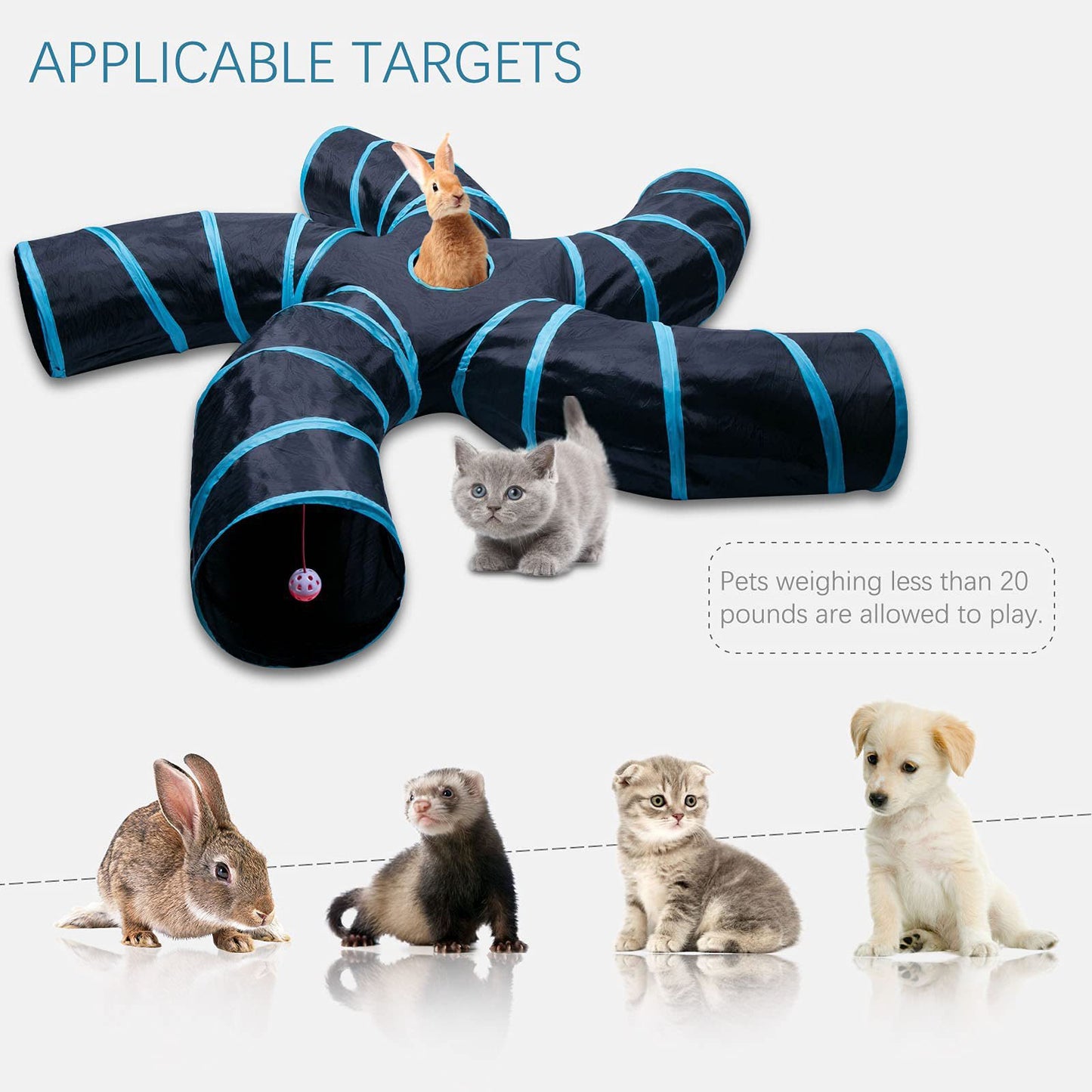 Tree Pattern Tunnel Pet Zhiyi Cat Toy Pets Supplies Dog Toys - Premium 0 from My Needy Pets - Just $13.70! Shop now at My Needy Pets