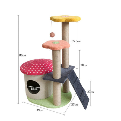 High-grade Multi-layer Large Cat Climbing Frame Pet Litter Tree Toys - Premium 0 from Pawsnplayboutique Dba My Needy Pets - Just $124.36! Shop now at My Needy Pets