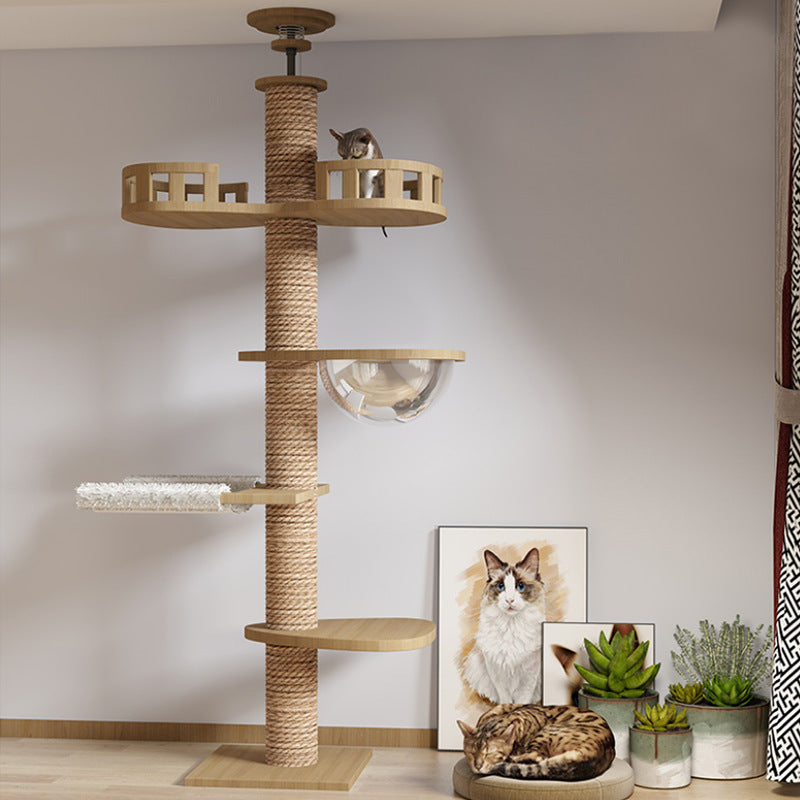 Tongtian Column Climbing Frame Cat Toys - Premium 0 from Pawsnplayboutique Dba My Needy Pets - Just $126.46! Shop now at My Needy Pets