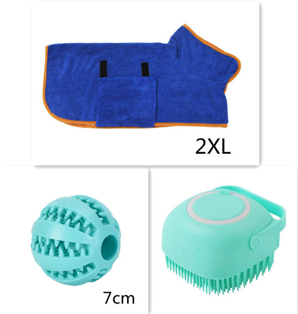 Silicone Dog Bath Massage Gloves Brush Pet Cat Bathroom Cleaning Tool Comb Brush For Dog Can Pour Shampoo Dog Grooming Supplies - Premium 0 from My Needy Pets - Just $13.51! Shop now at My Needy Pets