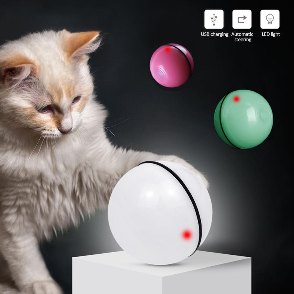 LED Laser Electronic Rolling Pet Funny Cat Toy Ball - Premium 0 from My Needy Pets - Just $18.99! Shop now at My Needy Pets